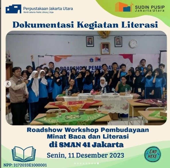 Roadshow Workshop Pembudayaan Minat Baca Dan Literasi